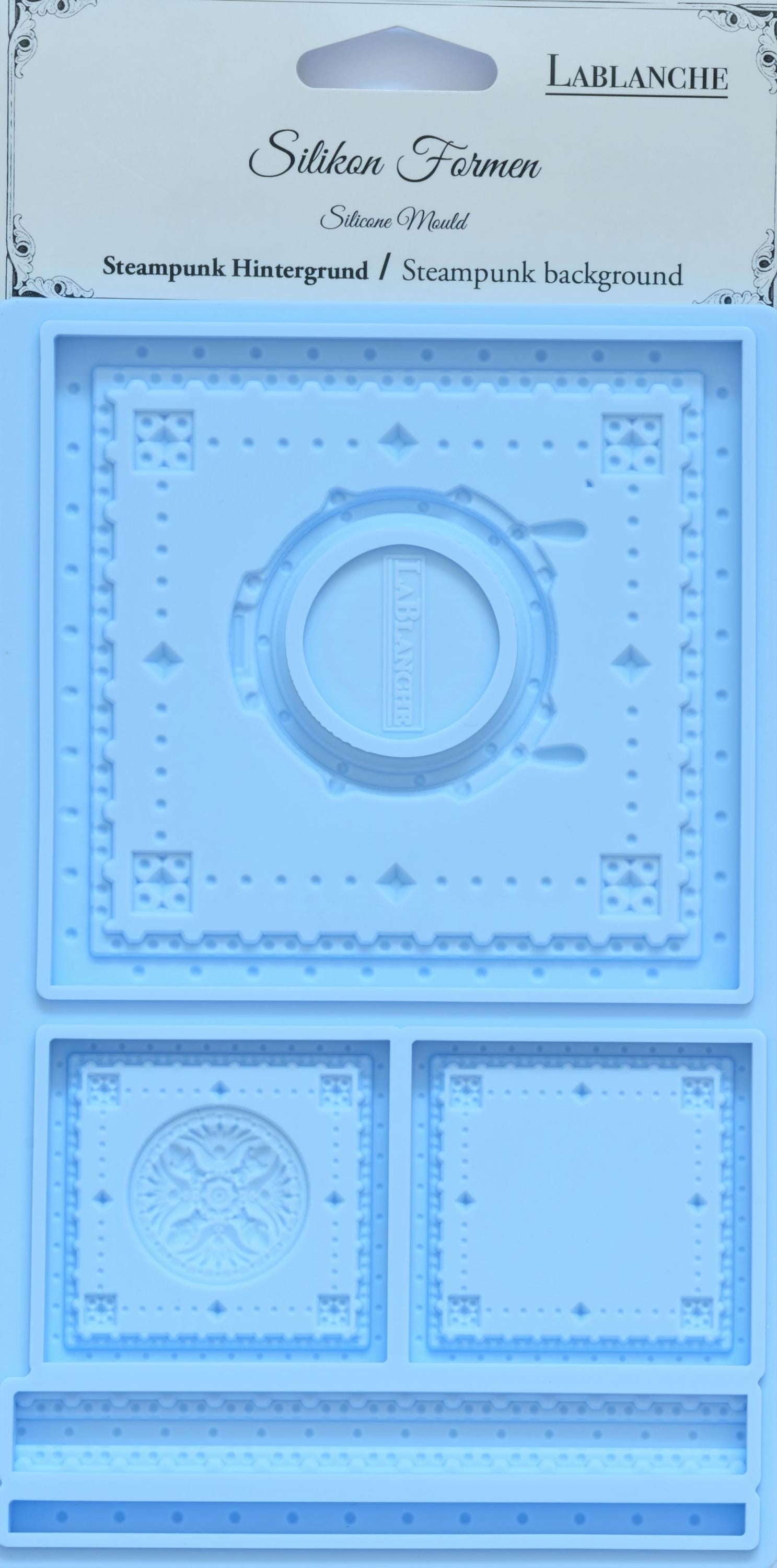 LaBlanche Steampunk Silicone Mold - Silicone Mold, Casting Mold, Chocolate Mold, Upcycling Tools, Candy Mold, Fondant Mold, Clay, Bottle Art