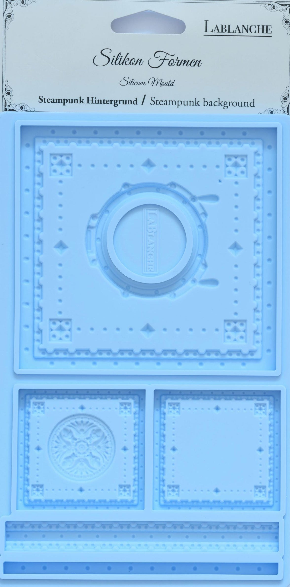 LaBlanche Steampunk Silicone Mold - Silicone Mold, Casting Mold, Chocolate Mold, Upcycling Tools, Candy Mold, Fondant Mold, Clay, Bottle Art