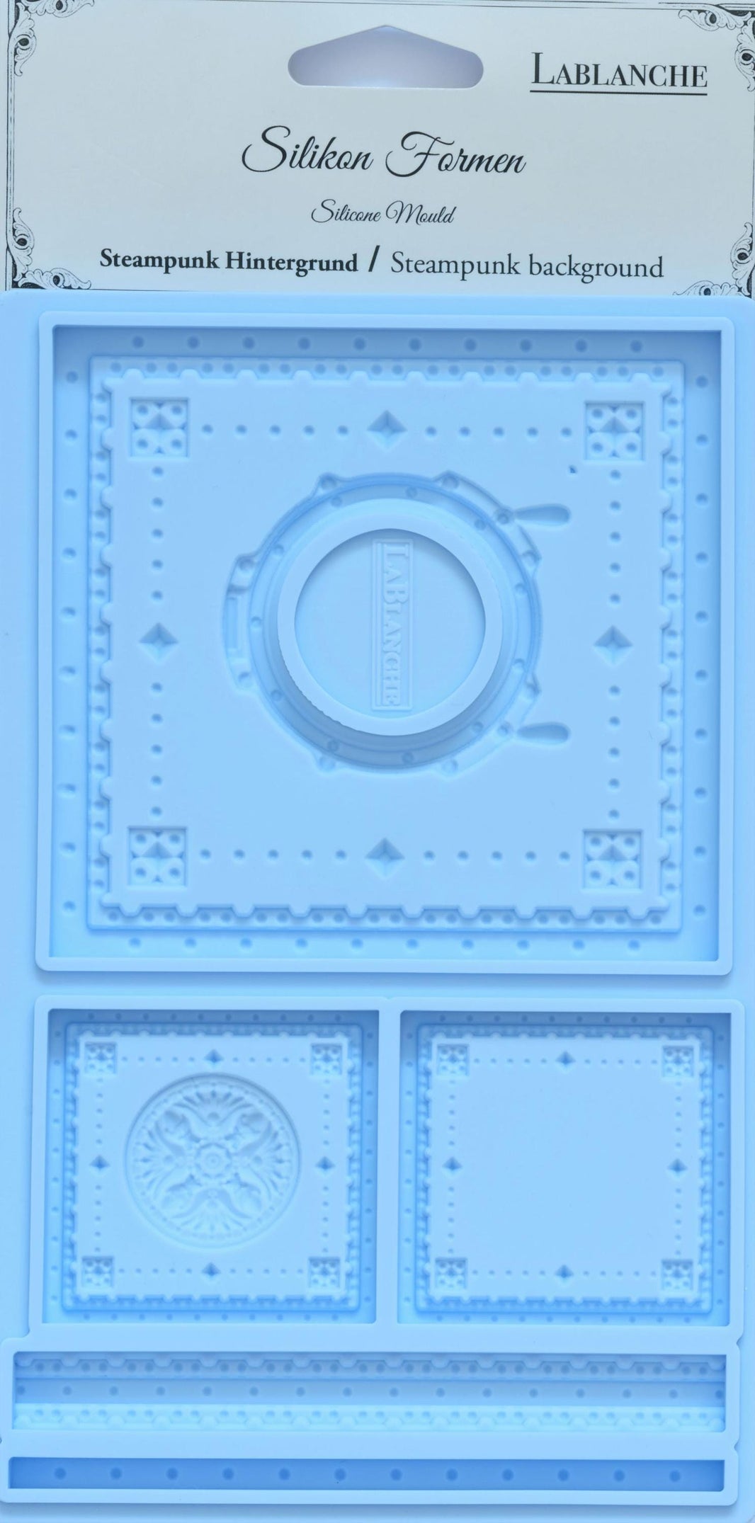 LaBlanche Steampunk Silicone Mold - Silicone Mold, Casting Mold, Chocolate Mold, Upcycling Tools, Candy Mold, Fondant Mold, Clay, Bottle Art