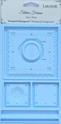 LaBlanche Steampunk Silicone Mold - Silicone Mold, Casting Mold, Chocolate Mold, Upcycling Tools, Candy Mold, Fondant Mold, Clay, Bottle Art