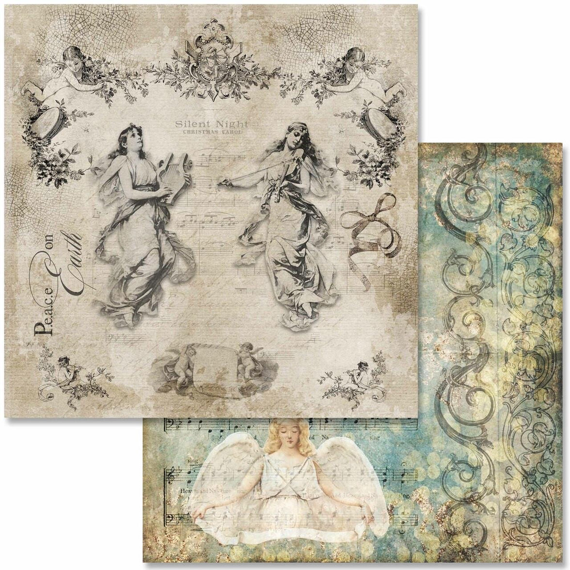 Christmas Scrapbook Paper Pack: 6x6 Cardstock, 24 Designs of Christmas Cards, Holiday Junkjouranaling, Scrapbook Kits, Christmas Cardstock