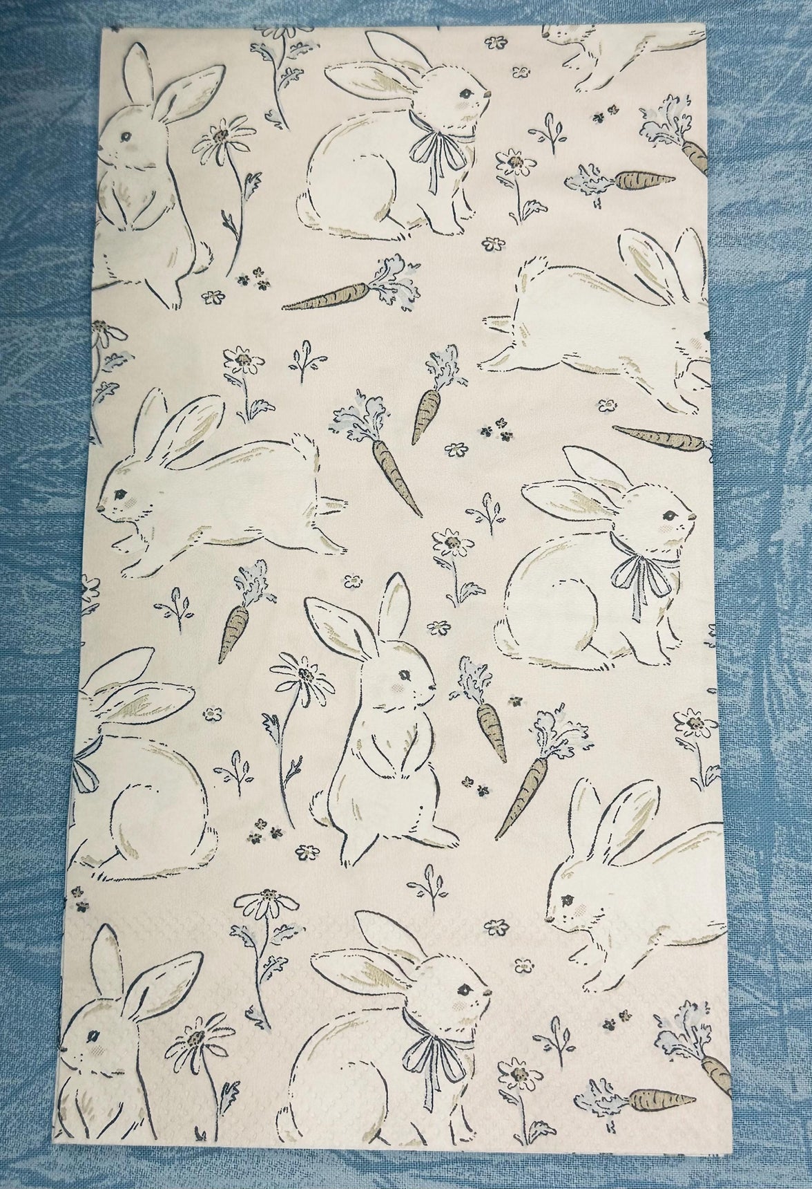 Bunny Rabbit Decoupage Napkins, Rabbit Designs, Spring Napkins, Bunny Tissue Paper, Decoupage Supplies, Shell Making Paper, Wood Art Paper.