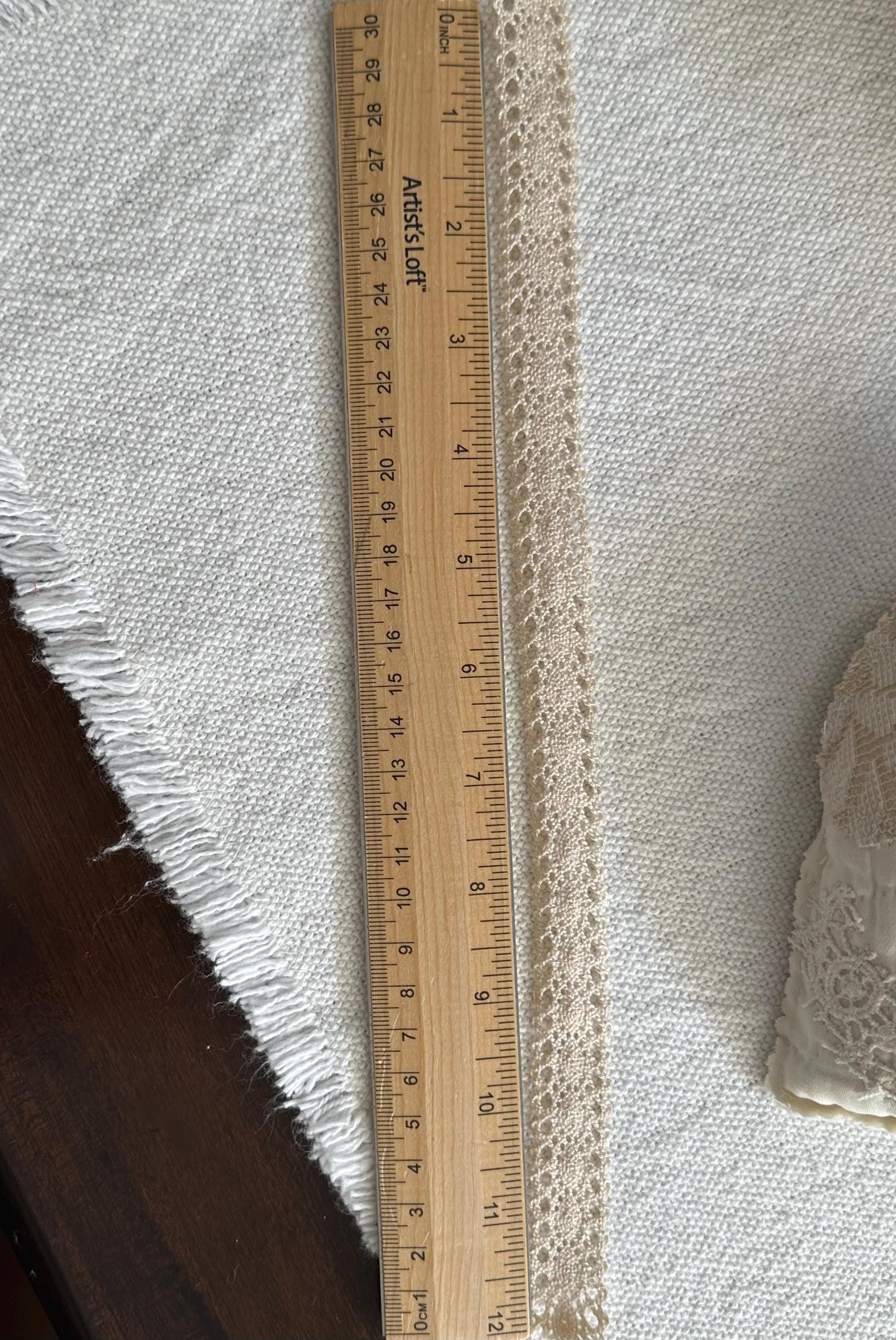 Off White Crochet Lace Ribbon - Vintage Style Sewing Crafts