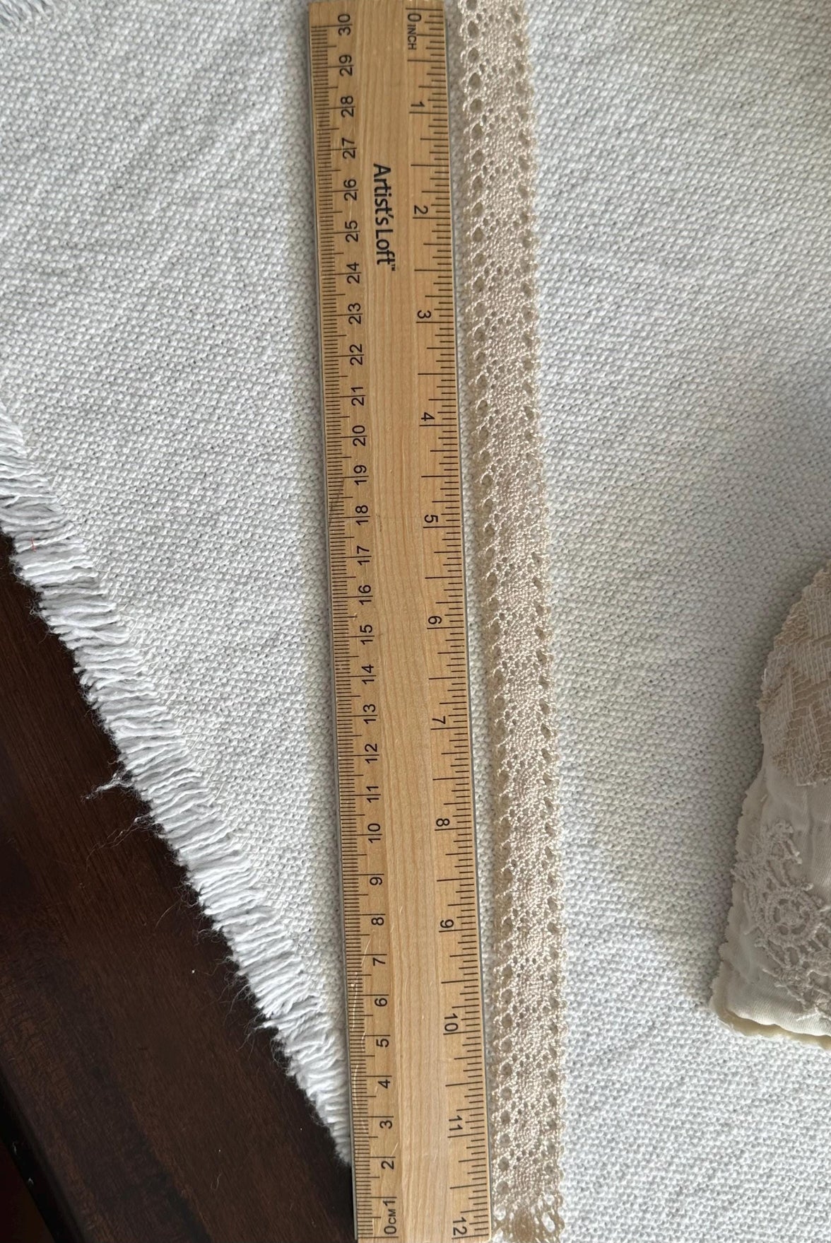 Off White Crochet Lace Ribbon - Vintage Style Sewing Crafts