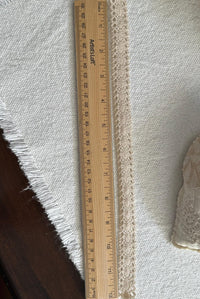Off White Crochet Lace Ribbon - Vintage Style Sewing Crafts