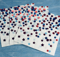 Stars Decoupage Napkins: Fourth of July BBQ, 3pc