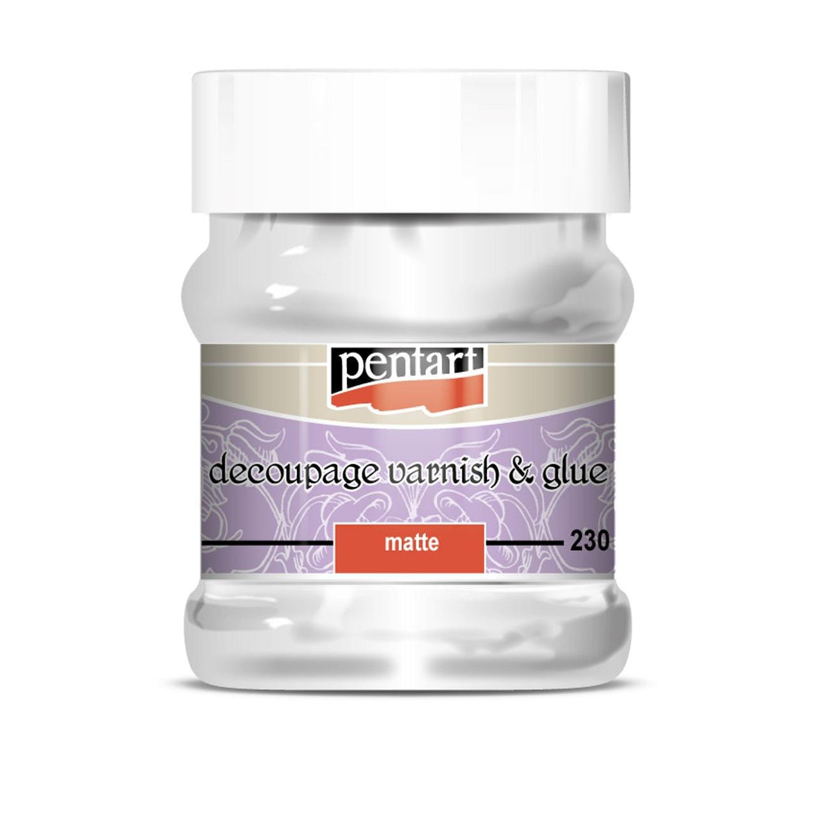 Pentart Decoupage Glue & Varnish - Matte, Water Resistant (7.8 fl oz)