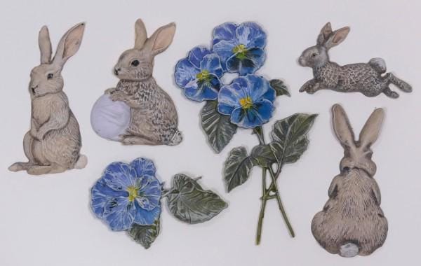 Bunny Silicone Mold: LaBlanche Rabbit Candy, Clay & Resin Crafts (5x9")