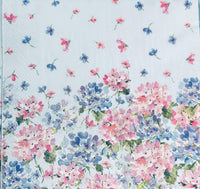 Blue Floral Decoupage Napkins - Martha Stewart Paper Napkins