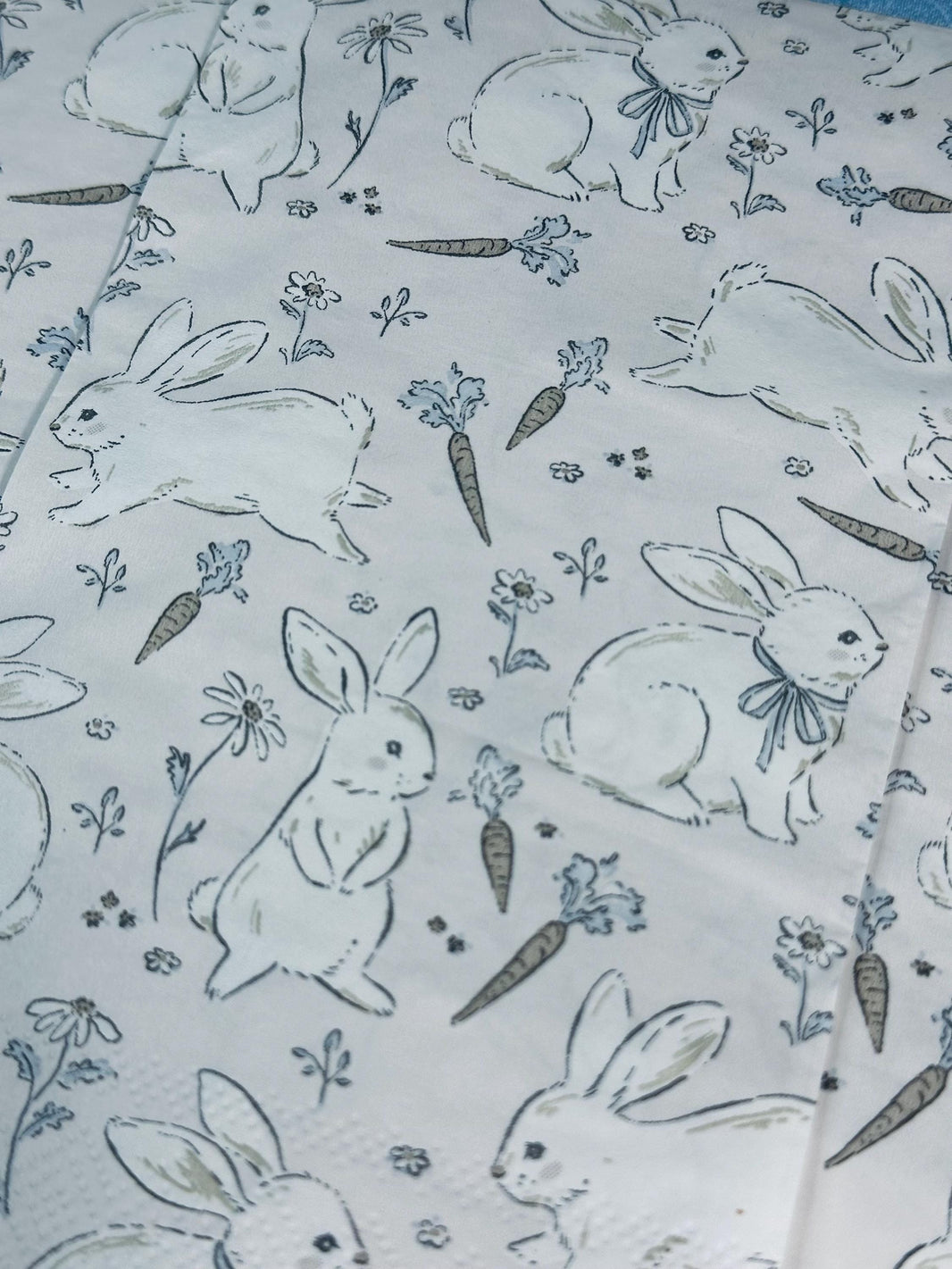 Bunny Rabbit Decoupage Napkins, Rabbit Designs, Spring Napkins, Bunny Tissue Paper, Decoupage Supplies, Shell Making Paper, Wood Art Paper.