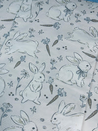 Bunny Rabbit Decoupage Napkins, Rabbit Designs, Spring Napkins, Bunny Tissue Paper, Decoupage Supplies, Shell Making Paper, Wood Art Paper.