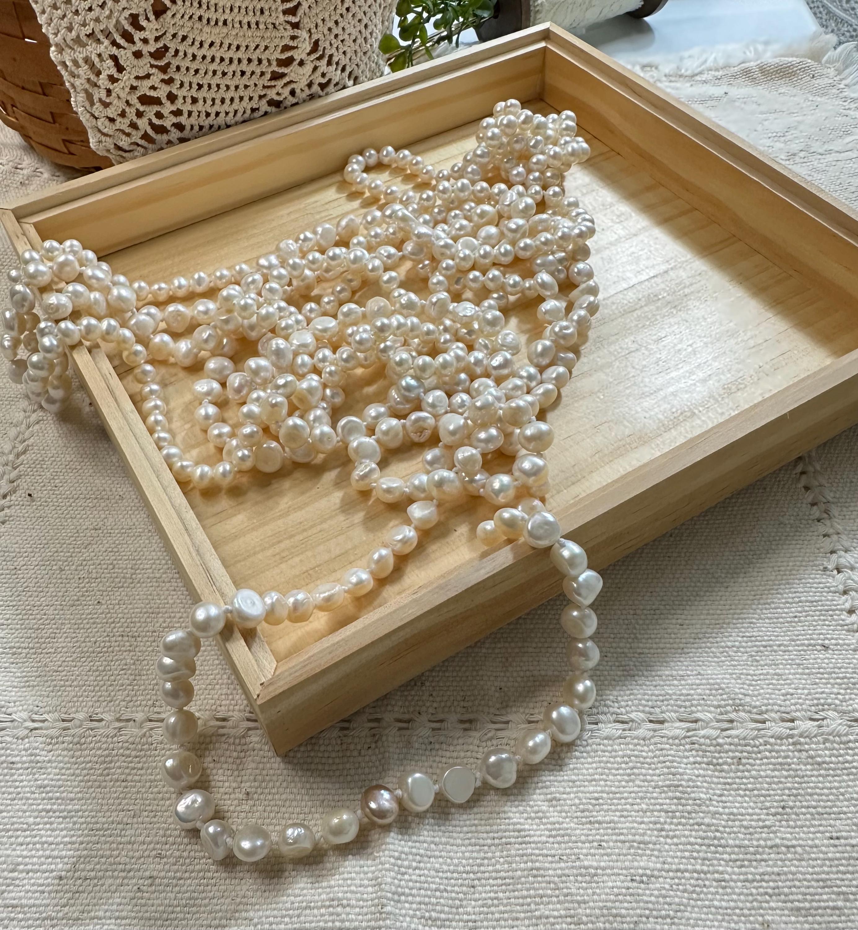 Natural Wood Decoupage Tray: Jewelry Display, Craft Organizer (7.5x8.5x1")