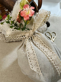 Reusable Linen Gift Wrap: Earth-Friendly Packaging, Jewelry Display