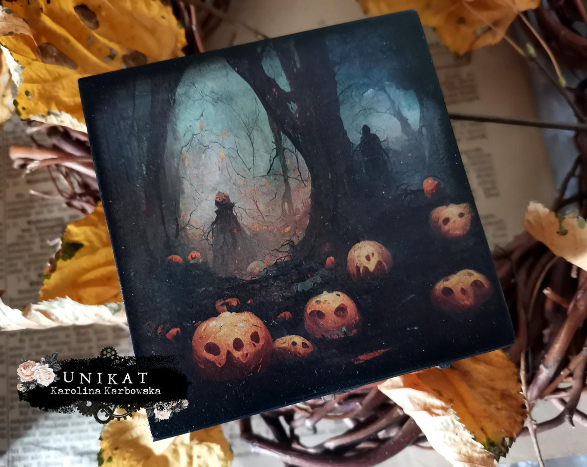 Halloween Pumpkin Rice Paper A4 – Spooky Decoupage Paper