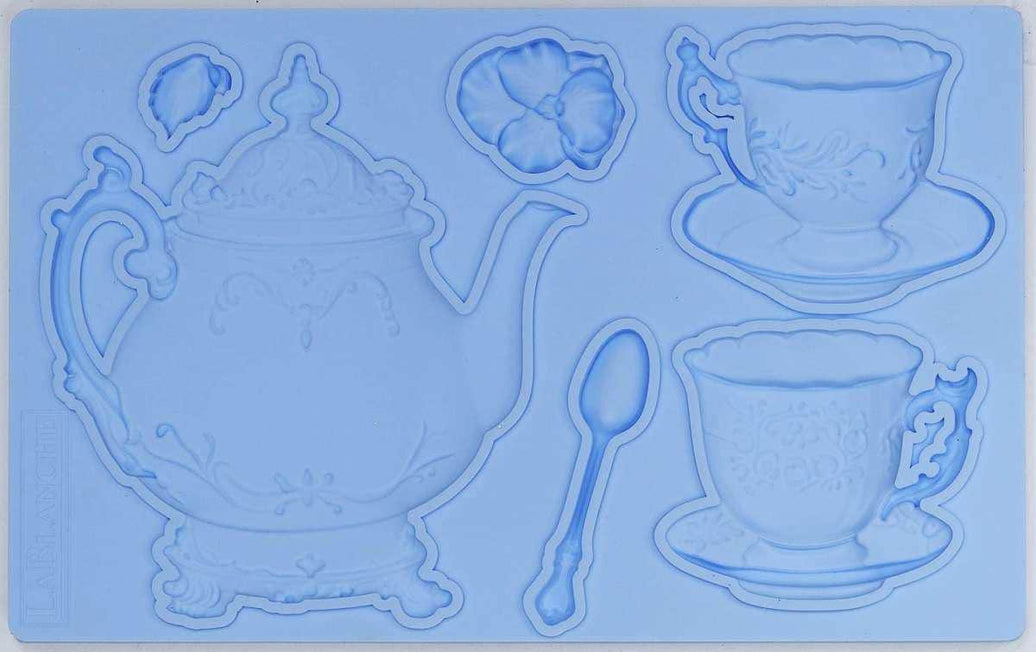 LaBlanche Teaware Silicone Mold - Food Safe, Casting, Upcycling Tools, Candy Molds, Crafting Molds, Resin Molds, Clay Molds, Frame Art Molds