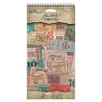 Tim Holtz Vintage Ticket Book: 104 Kraft Paper Designs