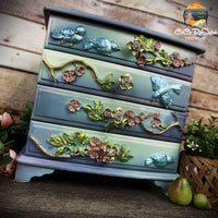 Bird Silicone Mold - Aviary Re-Design with Prima - DIY Crafts, Candy Mold, Upcycling Tools, Molds for Resin, Frame Molds, Bottle Art Designs