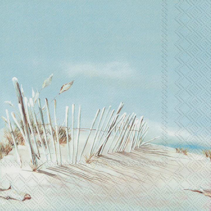 Beach Dunes Decoupage Napkins – Coastal Paper Crafts, Set of 3
