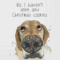 Christmas Furry Friends, Decoupage Napkins - Puppy Napkins, Christmas Paper, Cocktail Napkins, DIY, Holiday Paper Crafts, Haven't Seen Any