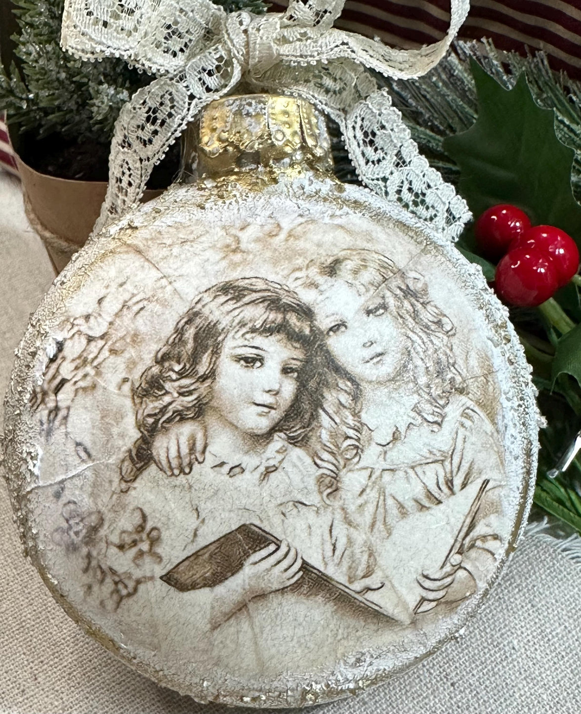 Rice Paper A4 - Cherub Rice Paper, Upcycling Paper, Ornament Rice Paper, Handmade Ornament Ideas, Junk Journaling, Vintage Style Paper