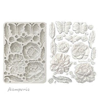 Butterfly Silicone Mold - Stamperia Old Lace Design - DIY Crafts
