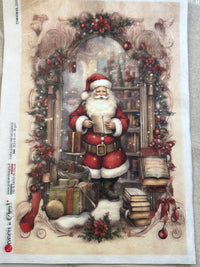 Rice Paper A4 - Paper Designs Santa Paper, Christmas Rice Paper, Rice Paper, Upcycling, Decoupage Paper. Holiday Rice Paper, Christmas