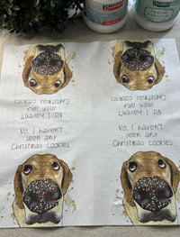 Christmas Furry Friends, Decoupage Napkins - Puppy Napkins, Christmas Paper, Cocktail Napkins, DIY, Holiday Paper Crafts, Haven't Seen Any