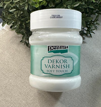 Soft Touch Matte Varnish: Pentart Dekor, Water-Resistant Sealer (230ml)