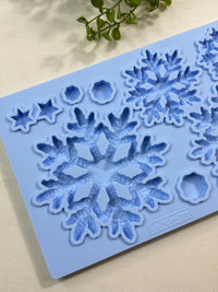 LaBlanche Christmas Tree Snowflake Silicone Mold - Food Safe, Casting, Upcycling Tools, Candy Molds, Crafting Molds, Resin Molds, Clay Mold