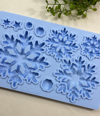 LaBlanche Christmas Tree Snowflake Silicone Mold - Food Safe, Casting, Upcycling Tools, Candy Molds, Crafting Molds, Resin Molds, Clay Mold