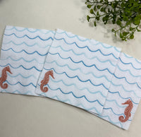Seahorse Napkins, Beach Wave Napkins, Decoupage Napkins, Ocean Paper Napkin, Beverage Napkins, Decoupage Supplies, Beach Wedding Gift, Water