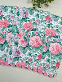 Peony & Rose Decoupage Napkins: Elegant Floral Paper, Set of 3
