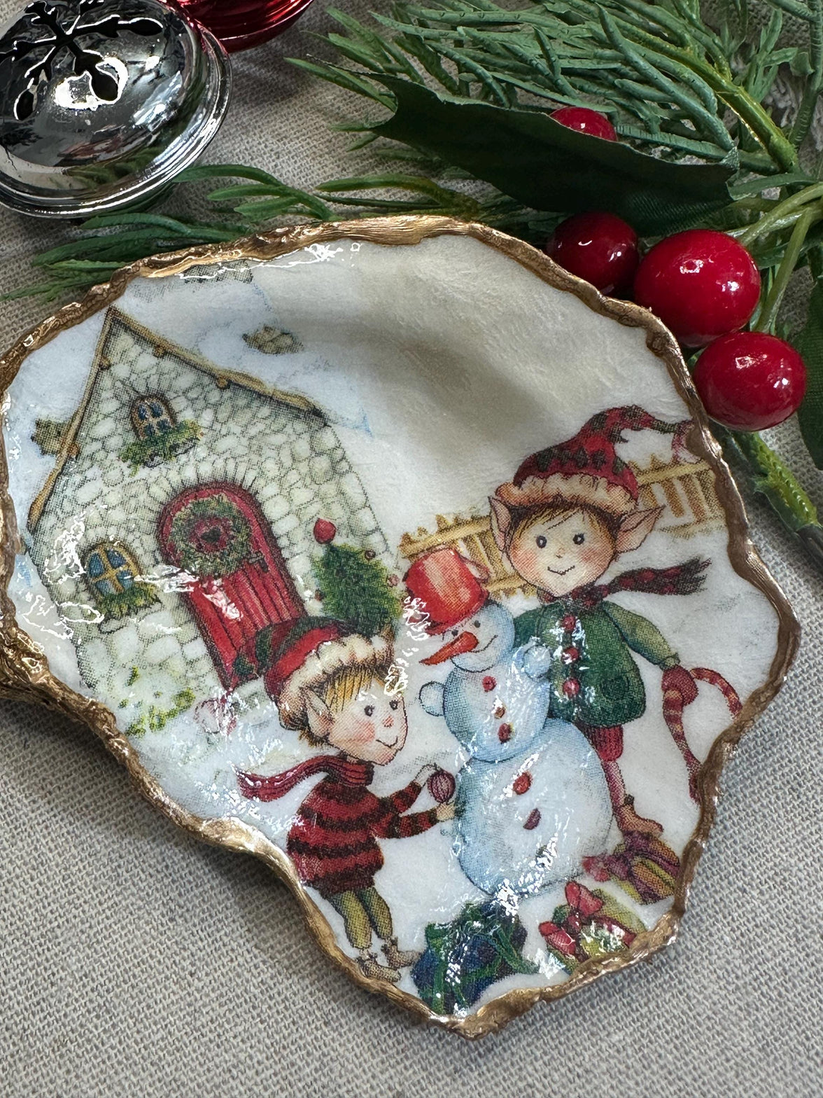 Christmas Camping - Coastal Christmas Decoupage Napkins, Christmas Paper, DIY Paper, Holiday Paper, Craft Paper, Handmade Gift Ideas