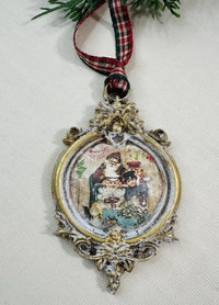 Christmas Rice Paper A4 - Santa Old World Design - Decoupage Queen