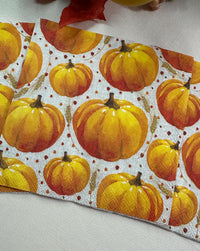 Autumn Pumpkin Decoupage Napkins: Fall Thanksgiving Paper (5x5 inch, 3 pack)