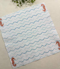 Seahorse Napkins, Beach Wave Napkins, Decoupage Napkins, Ocean Paper Napkin, Beverage Napkins, Decoupage Supplies, Beach Wedding Gift, Water