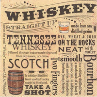 Whiskey Paper - Decoupage Whiskey Napkins, Tennesee Whiskey, Scotch Paper, Alcohol Napkins, Paper Crafting, Junk Journals, Shell Crafts