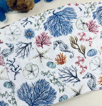 Coastal Napkins, Sea Life Paper, Decoupage Napkins, Ocean Paper Napkin, Beverage Napkins, Decoupage Supplies, Marine Life, Candle Wrap