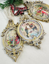 Rice Paper A4 - Winter Fantasy Rice Paper, Unicorn Paper, Ice Skating, Ballerina Paper, Decoupage Ornament Paper, Decoupage Framing Paper