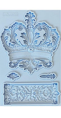 New Crown Mold - LaBlanche Silicone Mold - Royal Crown Mold, Holiday Design, Soap Molds, Furniture Molds, Chocolate Candy Molds, Food Safe