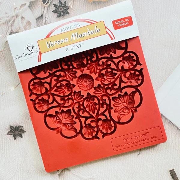 Mandala Mold - Dadarkar Art, Silicone Mold, Resin Mold, Casting Mold, Candy Molds, Food Safe, Chocolate Mold, Polymer Clay Mold, Baking Mold