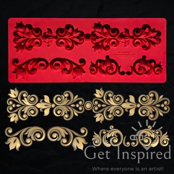 Border Mold - Dadarkar Art, Silicone Mold, Resin Mold, Casting Mold, Candy Molds, Food Safe, Chocolate Mold, Polymer Clay Mold, Baking Mold