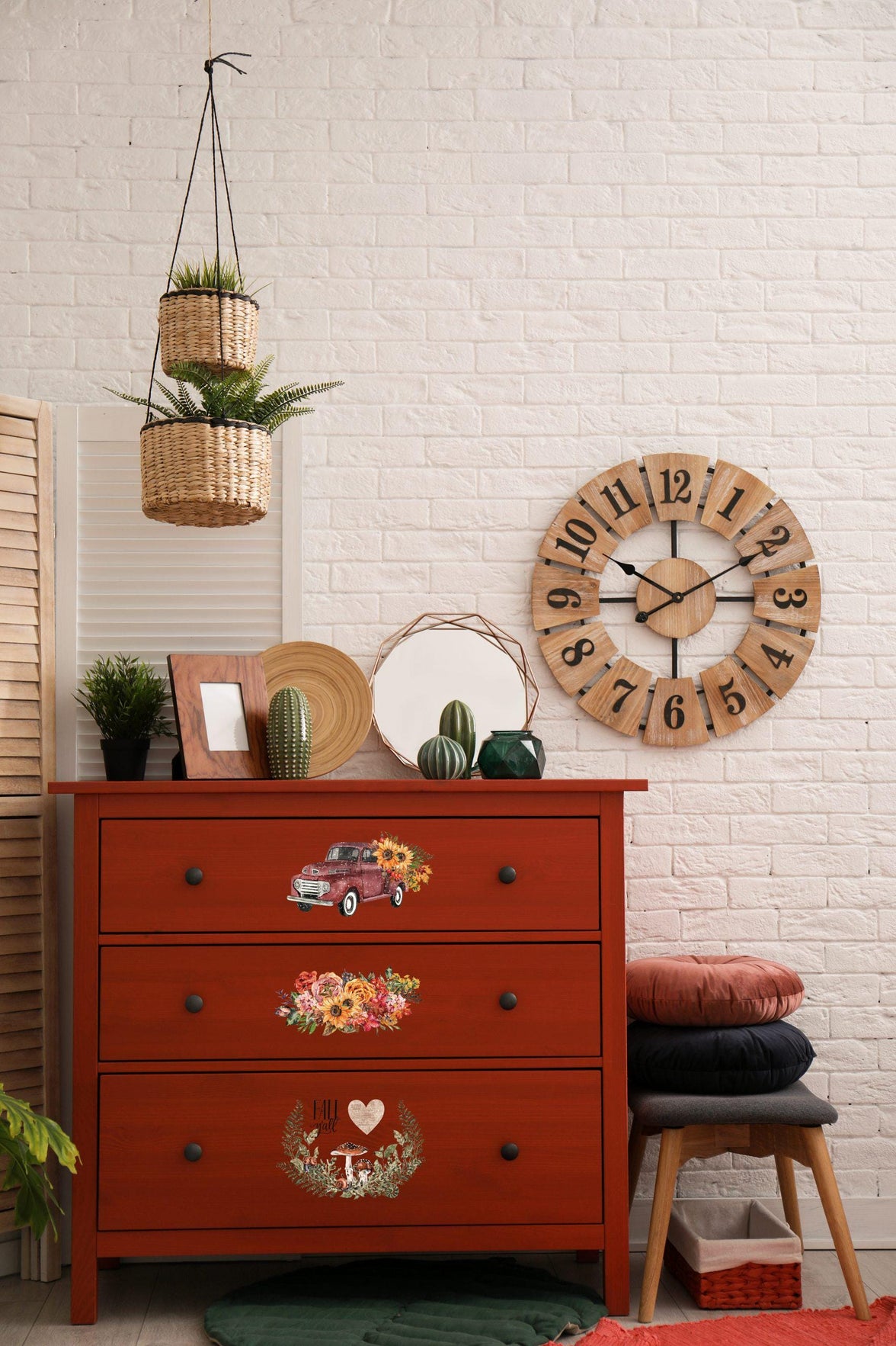 Autumn Essentials - New! Fall Transfers - 3 Sheets of Fall Decor Transfers, Harvest Transfers, Autumn Designs, Fall Colors, Thanksgiving