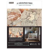 New! ReDesign Prima - Whispering Windfall, Harvest FiberTissue Paper, Fall Tissue Paper, Decoupage Paper, Harvest Decoupage Fiber Paper