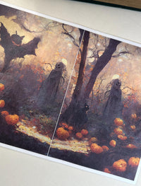 Halloween Pumpkin Rice Paper A4 – Spooky Decoupage Paper