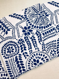 Blue Flower Decoupage Napkins - Botanical Napkin, Bridal Shower Napkins, Blue and White Abstract Paper, Tissue Napkins for Decoupage Paper