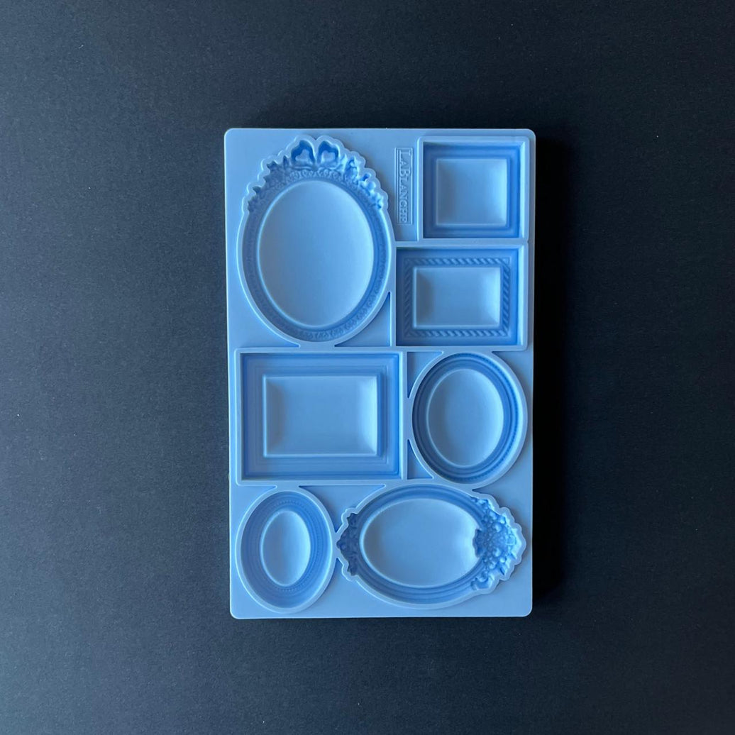 LaBlanche Frames Silicone Mold: Clay, Resin, Food Safe Molds, Candy Molds, Fondant Molds, Vintage Frame Decor, Ornament Molds