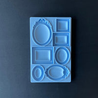 LaBlanche Frames Silicone Mold: Clay, Resin, Food Safe Molds, Candy Molds, Fondant Molds, Vintage Frame Decor, Ornament Molds