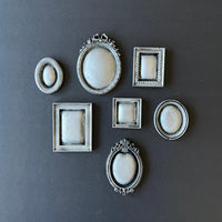 LaBlanche Frames Silicone Mold: Clay, Resin, Food Safe Molds, Candy Molds, Fondant Molds, Vintage Frame Decor, Ornament Molds
