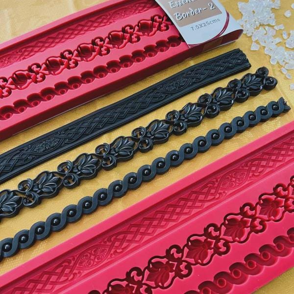 Essential Border Silicone Mold – Dadarkar Art, Resin, Clay, Food Safe